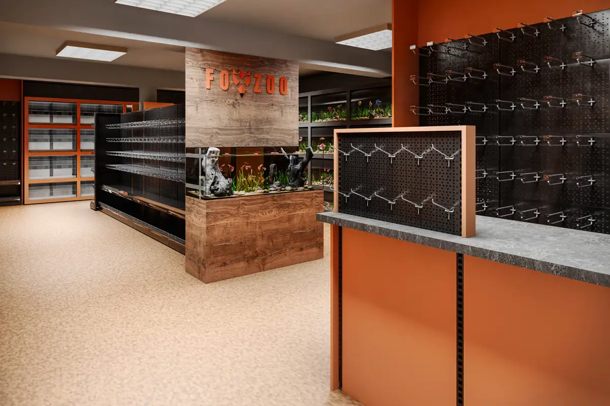 Meble do sklepu zoologicznego